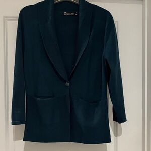 New York & Company Women's Dark Teal Blazer
